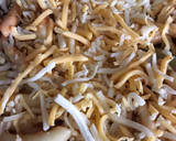 Foto del paso 3 de la receta: Fusilli al pomodoro y berenjena, con quesos gratinados