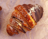 Foto del paso 27 de la receta: Croissants (v3) rellenos de crema de caramelo salado con chocolate negro