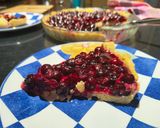 Une image de l'étape 11 de Tarte aux myrtilles et crème pâtissière sans lactose.