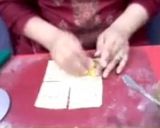 A picture of step 3 of Aloo Samosa in Chatai Shape.