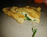 Foto del paso 5 de la receta: Omelette relleno de queso y ciboulette