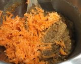 A picture of step 3 of Carrot cake with no nuts or butter!!!.