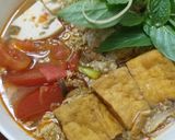 Hình bước làm 8 của món Bún riêu cua đồng đơn giản