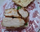 Foto del paso 7 de la receta: Sándwich con pollo en criollitos