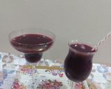 A picture of step 4 of Beetroot blueberry smoothie- recipe to boost and detox our body.