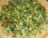 A picture of step 6 of Idli poha.