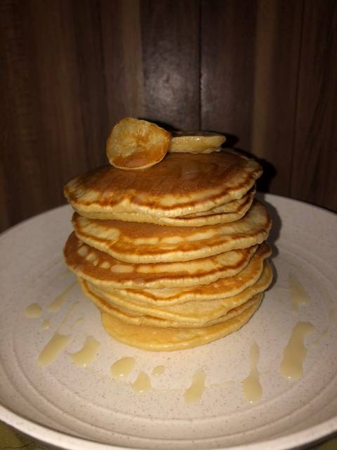 Langkah-langkah untuk membuat Cara bikin Pancake Teflon Simple Takaran Sendok
