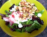 Foto del paso 4 de la receta: Ensalada con berenjena, mozzarella y jamón
