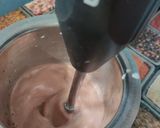 A picture of step 2 of Choco cold coffee.