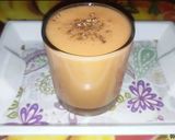 A picture of step 3 of Papaya milkshake.