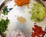 A picture of step 1 of Steamed Veg Lolipops.