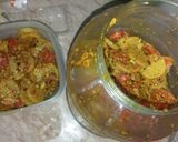 A picture of step 5 of Gajer Mouli or Hari Mirch ka Achar.