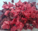 Foto del paso 1 de la receta: Frit Mallorqui amb vedella i xot. Frito de puntas de solomillo ternera y cordero