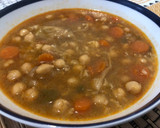 Foto del paso 5 de la receta: Garbanzos verduleros 🌱con arroz integral, el dúo perfecto 🦔🌱☔