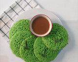 Foto langkah ke 9 dari resep Serabi Pandan Kuah Kinca Gula Merah.