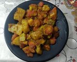 गाजर आलू की सब्जी (gajar aloo ki sabzi recipe in Hindi) रेसिपी चरण 3 फोटो