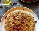 A picture of step 5 of Shenga Holige (groundnut stuffed sweet Paratha).