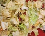 Foto langkah ke 3 dari resep Tumis Sawi Paprika.