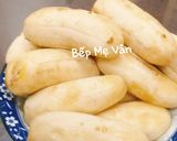 Hình bước làm 2 của món Kem bịch chuối,mít,sầu riêng