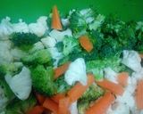 A picture of step 4 of Broccoli and cauliflower veges.