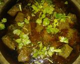 A picture of step 5 of Kaleji ka salan.