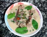 A picture of step 2 of Mutton white khurdi😋.