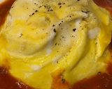 A picture of step 6 of Tornado Omelet Rice.