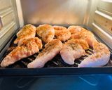 A picture of step 3 of Cucumber Salad with Air Fryer Chicken.