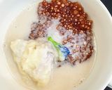รูปขั้นตอนการทำที่ 3 ของ สาคูต้น น้ำกะทิทุเรียน