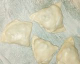 A picture of step 14 of Evening 🌆 tea 🍵 time ⏲ snack crispy flaky and veggie Samosas with truly different variations.
