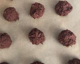 A picture of step 6 of Chocolatey black bean bites - vegan.