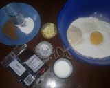 Foto langkah ke 1 dari resep Roti isi Coklat Motif Jamur.