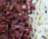 Hình bước làm 5 của món Thịt bò xốc hành tây [Eat clean - Lose weight]
