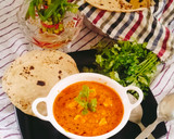 A picture of step 11 of Paneer butter masala without onion and garlic curry 🍛.