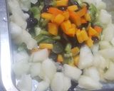 A picture of step 7 of Healthy desert mix.