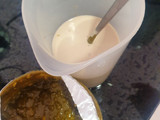 Vegan ice cream pistacho flavour