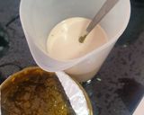 A picture of step 1 of Vegan ice cream pistacho flavour.
