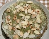 Foto langkah ke 7 dari resep Green Tea Oreo Almond Cake.