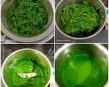 A picture of step 2 of Spinach Dill Leaves Curry.