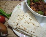 A picture of step 5 of Achar gosht with homemade masala.