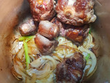 Rabo de Buey en Cabernet y 'cous cous' low carb