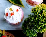 A picture of step 8 of Strawberry fruit custard 🍓🍌🍏🍧🍨.