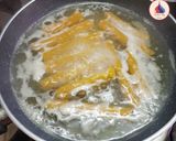 A picture of step 3 of Rajasthani Gatte ki sabzi (no onion no garlic).