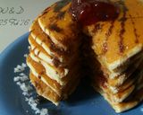 Foto langkah ke 5 dari resep Pancake With Strawberry Jam (penggagal diet) 😆.