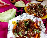 A picture of step 12 of Cabbage Manchurian Plate.