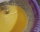 A picture of step 5 of Ombre cake(without oven).
