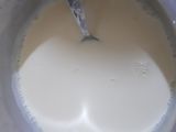 Mango jelly custard