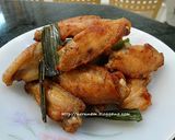 รูปขั้นตอนการทำที่ 4 ของ ไก่ทอดใบเตย