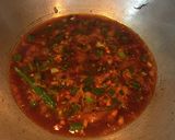A picture of step 6 of Cabbage Manchurian.