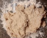 A picture of step 4 of Whole wheat naan on tawa (with yeast).